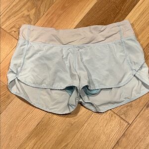 Lululemon speed up Athletica Light blue  Athletic Shorts 8